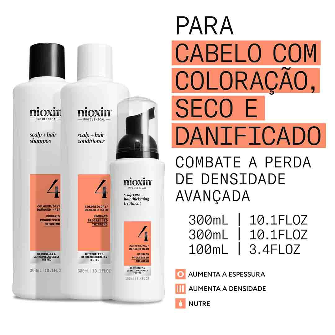 Kit Tratamento Cabelos Pintados - Nioxin - Sistema 4 - Imagem 8