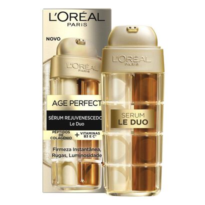 Age Perfect - Sérum Rejuvenescedor Le Duo - L'ORÉAL PARIS -  - Imagem