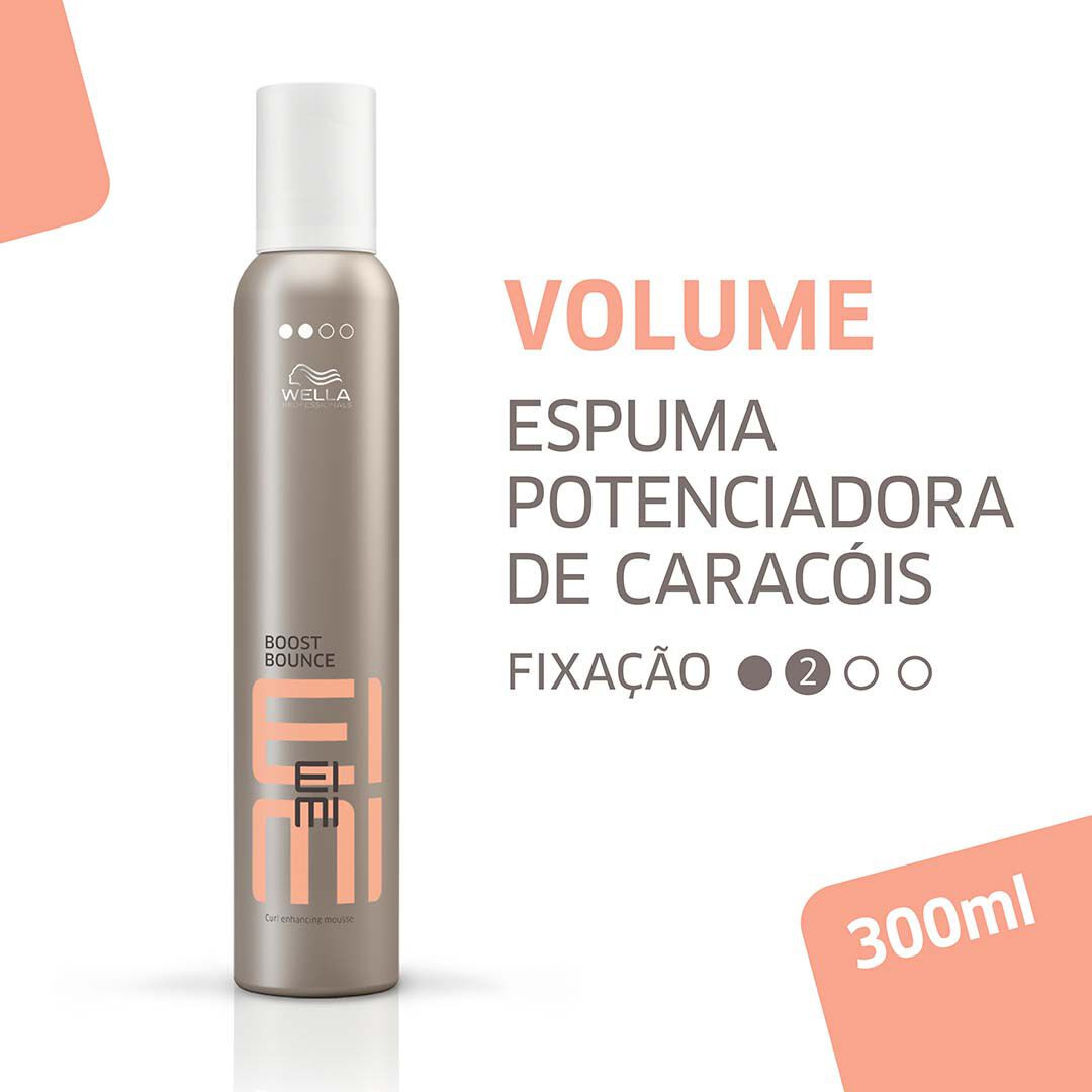 Boost Bounce - Espuma para cabelo encaracolado - WELLA HAIR CARE - EIMI Volume - Imagem 2