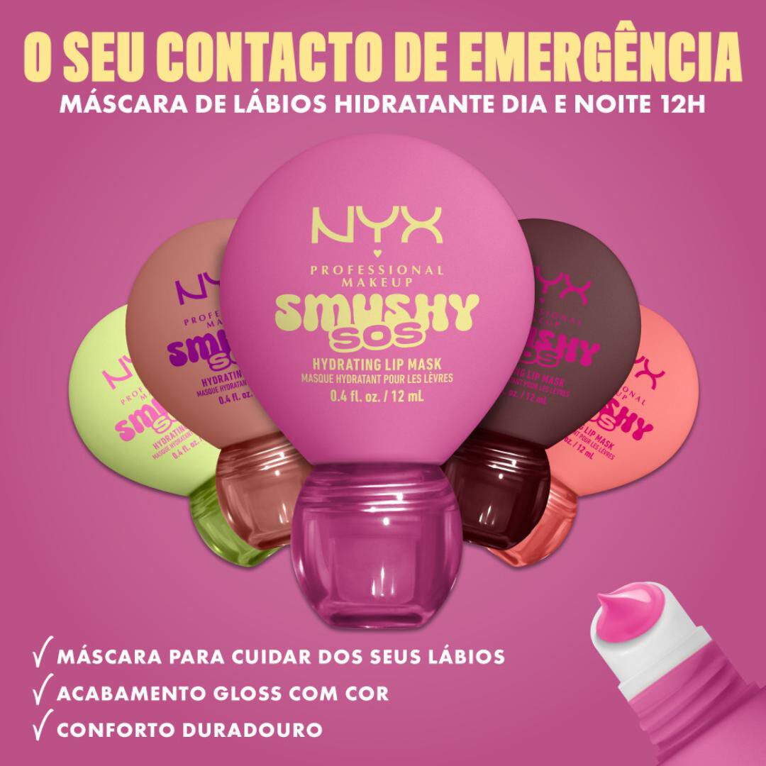 Smushy SOS Hydrating Lip Mask - NYX Professional Makeup -  - Imagem 6