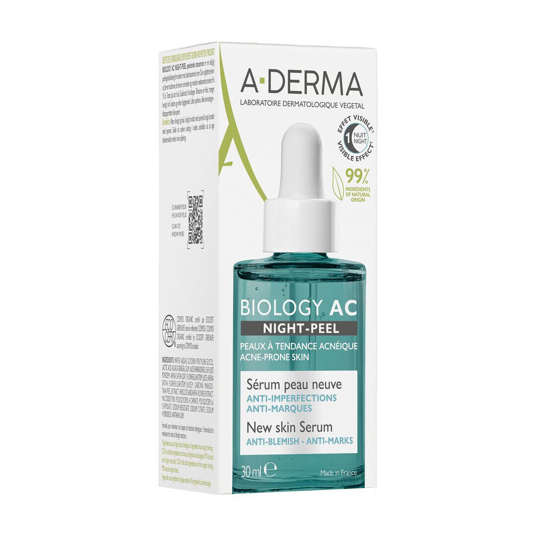 Biology AC Nigth Peel S&eacute;rum Esfoliante - A-DERMA -  - Imagem 9