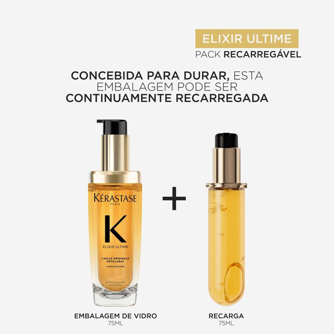 &Oacute;LEO CAPILAR L'HUILE ORIGINALE - KERASTASE - Elixir Ultime - Imagem 3