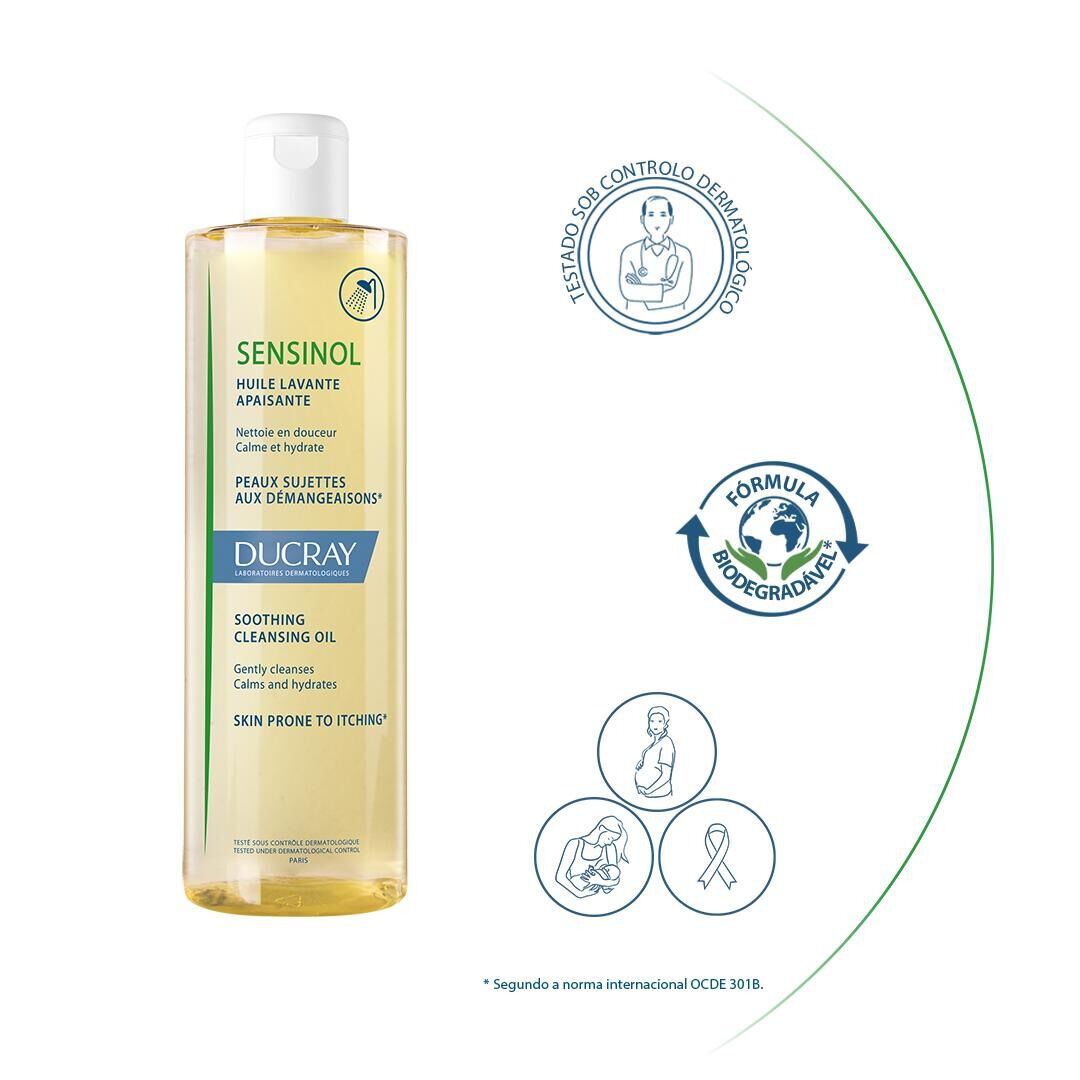 Ducray Sensinol &Oacute;leo Lavante Calmante 200ml - DUCRAY -  - Imagem 3