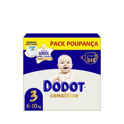 Fraldas Sensitive Tamanho 3 (6kg-10kg), , hi-res