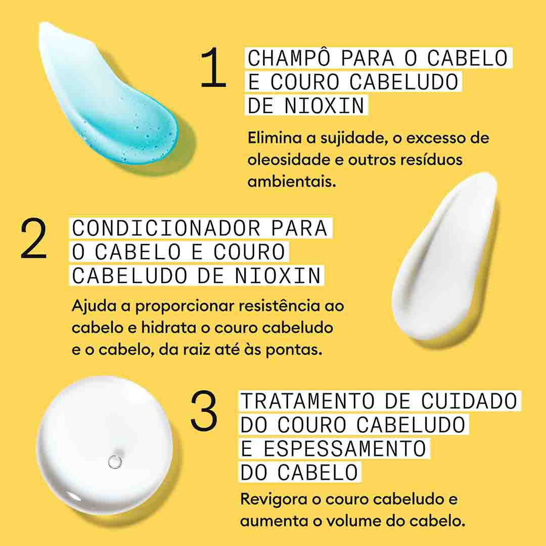 Kit Tratamento Cabelo Natural - Nioxin - Sistema 1 - Imagem 4