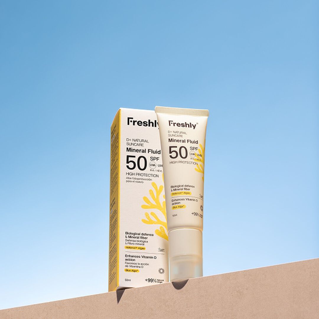 D+ Natural Suncare Mineral Fluid SPF50 - FRESHLY -  - Imagem 5