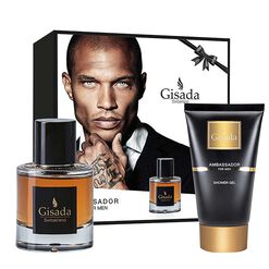 Gisada Ambassador Men Set 50ml EDP + SG, , hi-res