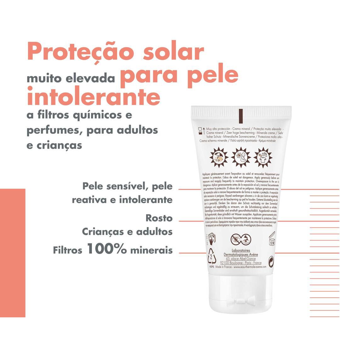 Protetor Solar Creme Mineral SPF50+ - AVENE -  - Imagem 3