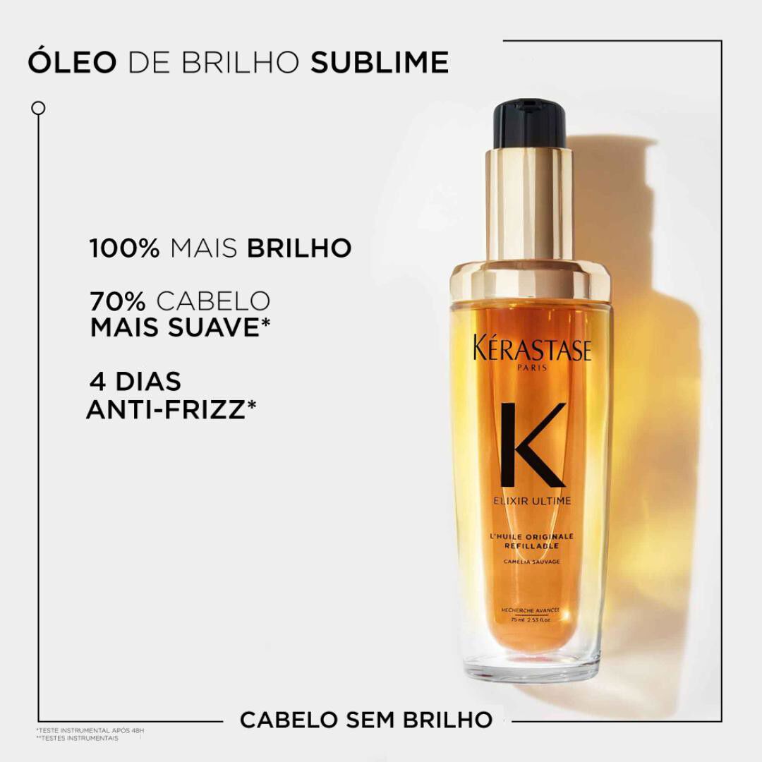 &Oacute;LEO CAPILAR L'HUILE ORIGINALE - KERASTASE - Elixir Ultime - Imagem 6