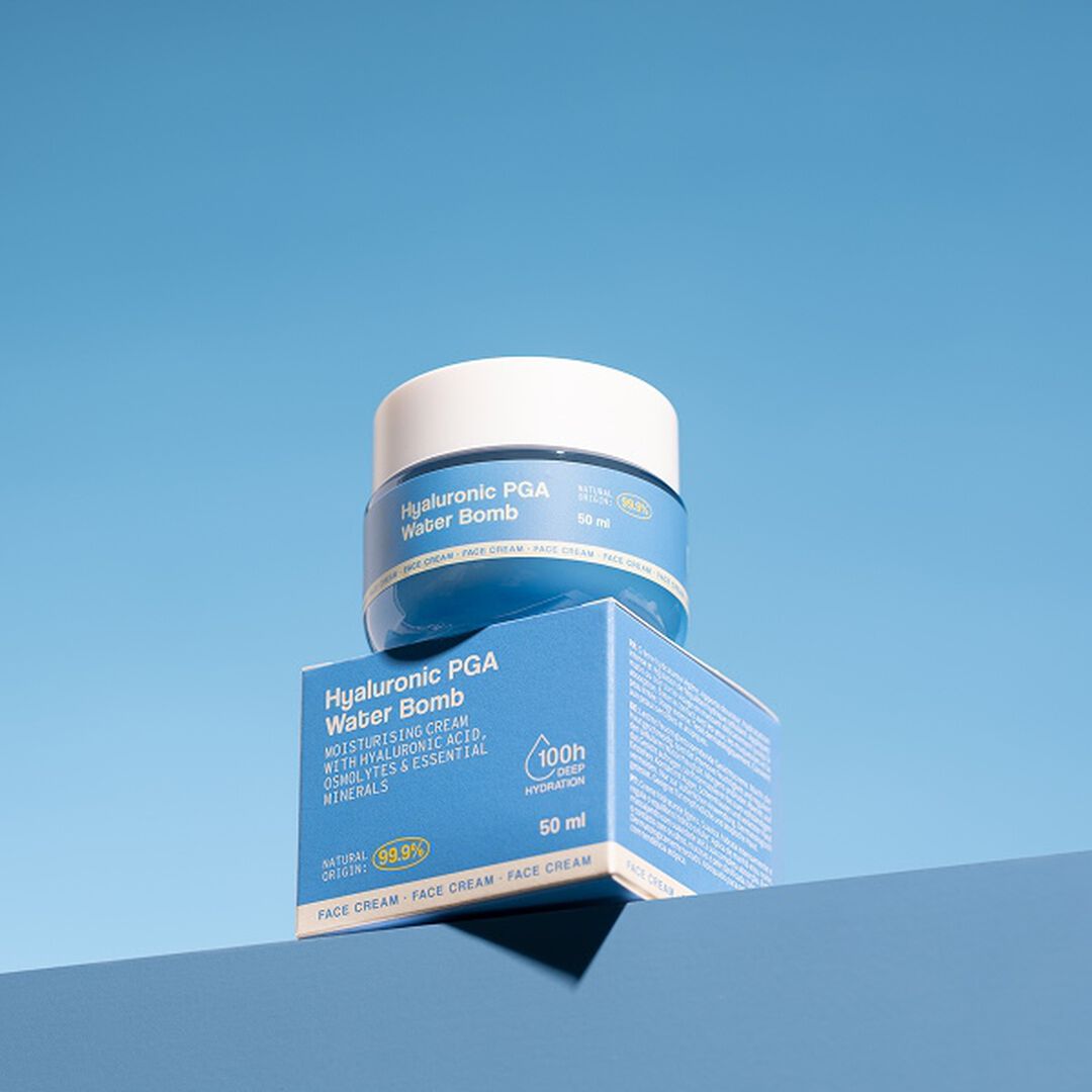 Hidratante ligeiro, 100h Hidratação - Hyaluronic PGA Water Bomb - FRESHLY -  - Imagem 4