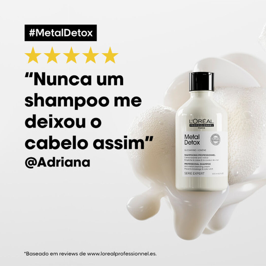 Champ&ocirc; - L'OR&Eacute;AL PROFESSIONNEL - Metal Detox - Imagem 8
