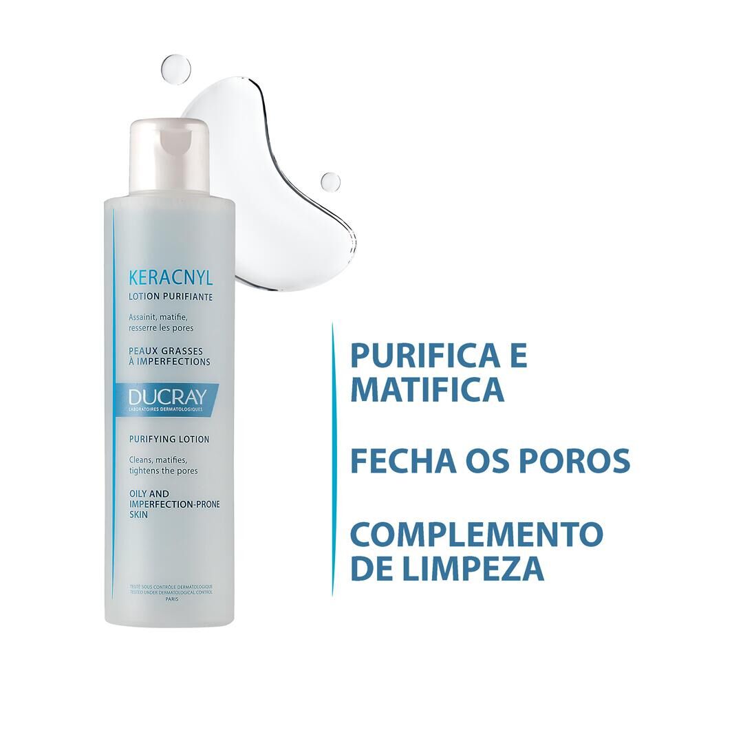 Ducray Keracnyl Loção Purificante 200ML - DUCRAY -  - Imagem 2