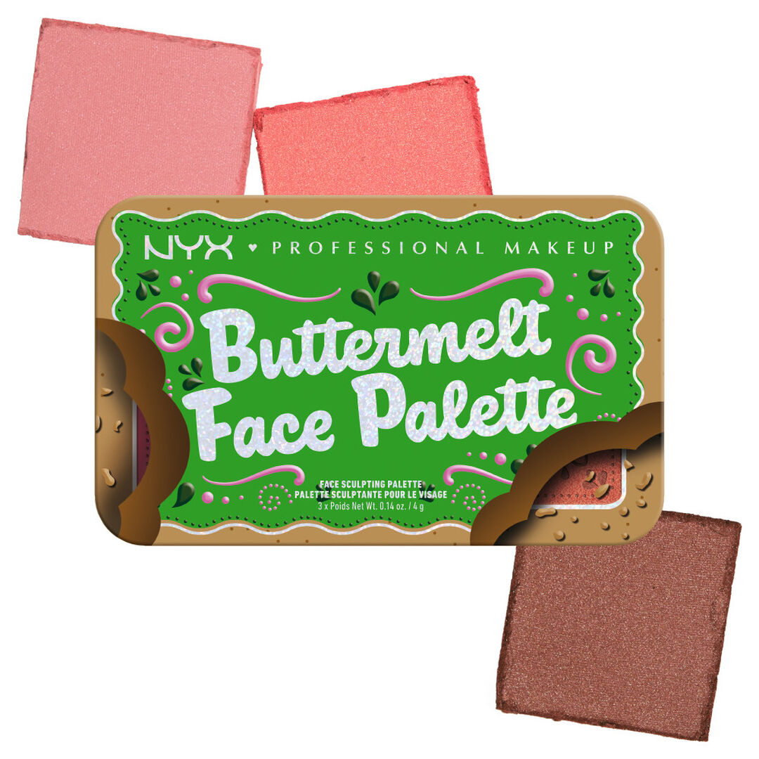 Paleta de Rosto Buttermelt - NYX Professional Makeup - Holiday 2024 Home Alone Collab - Imagem 6
