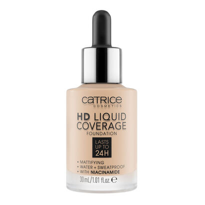 Base de Maquilhagem Liquid Coverage HD - CATRICE -  - Imagem