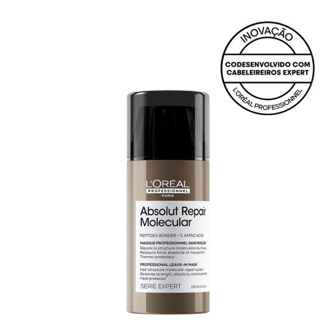 M&aacute;scara Leave-In - L'OR&Eacute;AL PROFESSIONNEL - Absolut Repair Molecular - Imagem 8