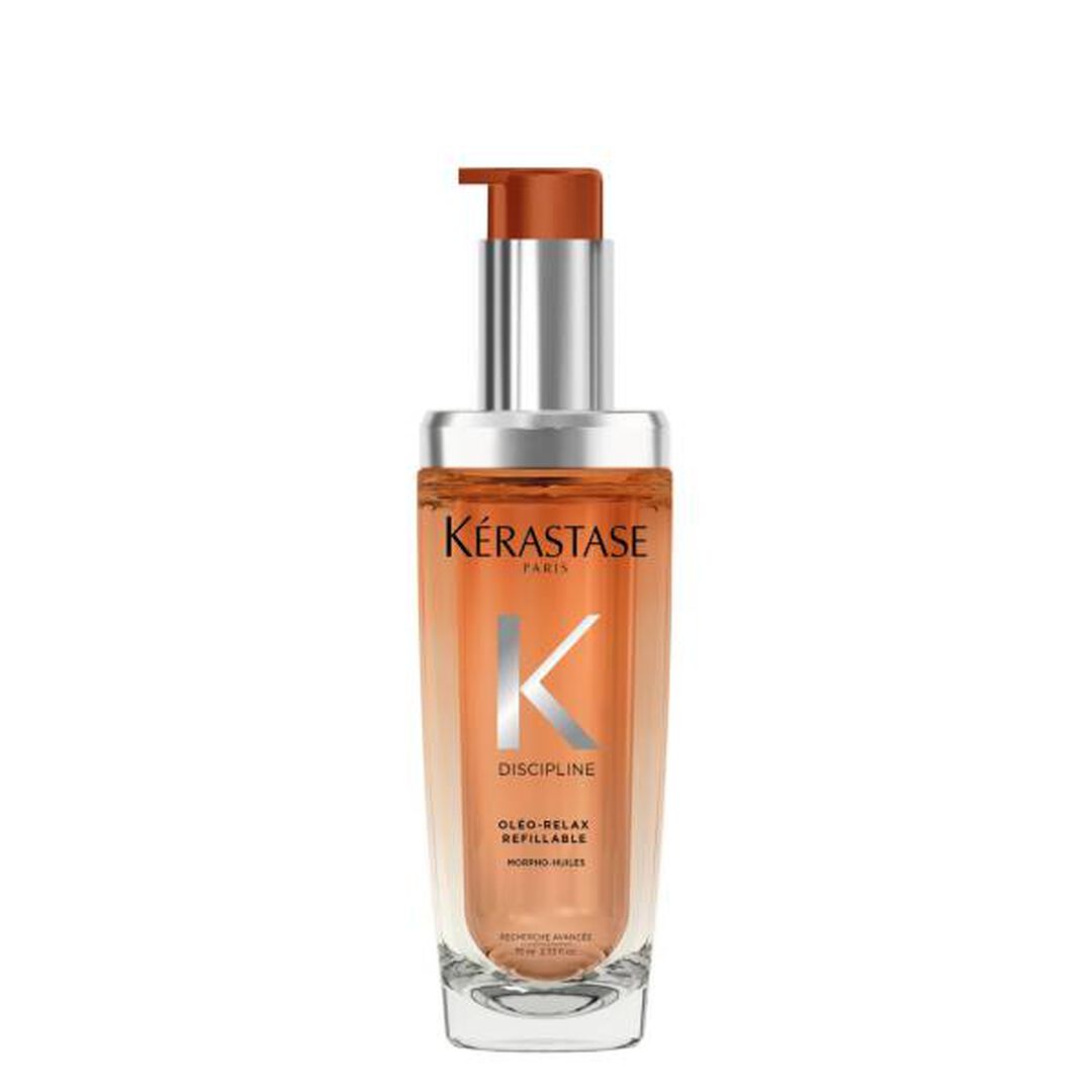 ÓLEO CAPILAR RECARREGÁVEL L'HUILE OLEO-RELAX PARA CABELO VOLUMOSO E INDISCIPLINADO - KERASTASE - Discipline - Imagem 1