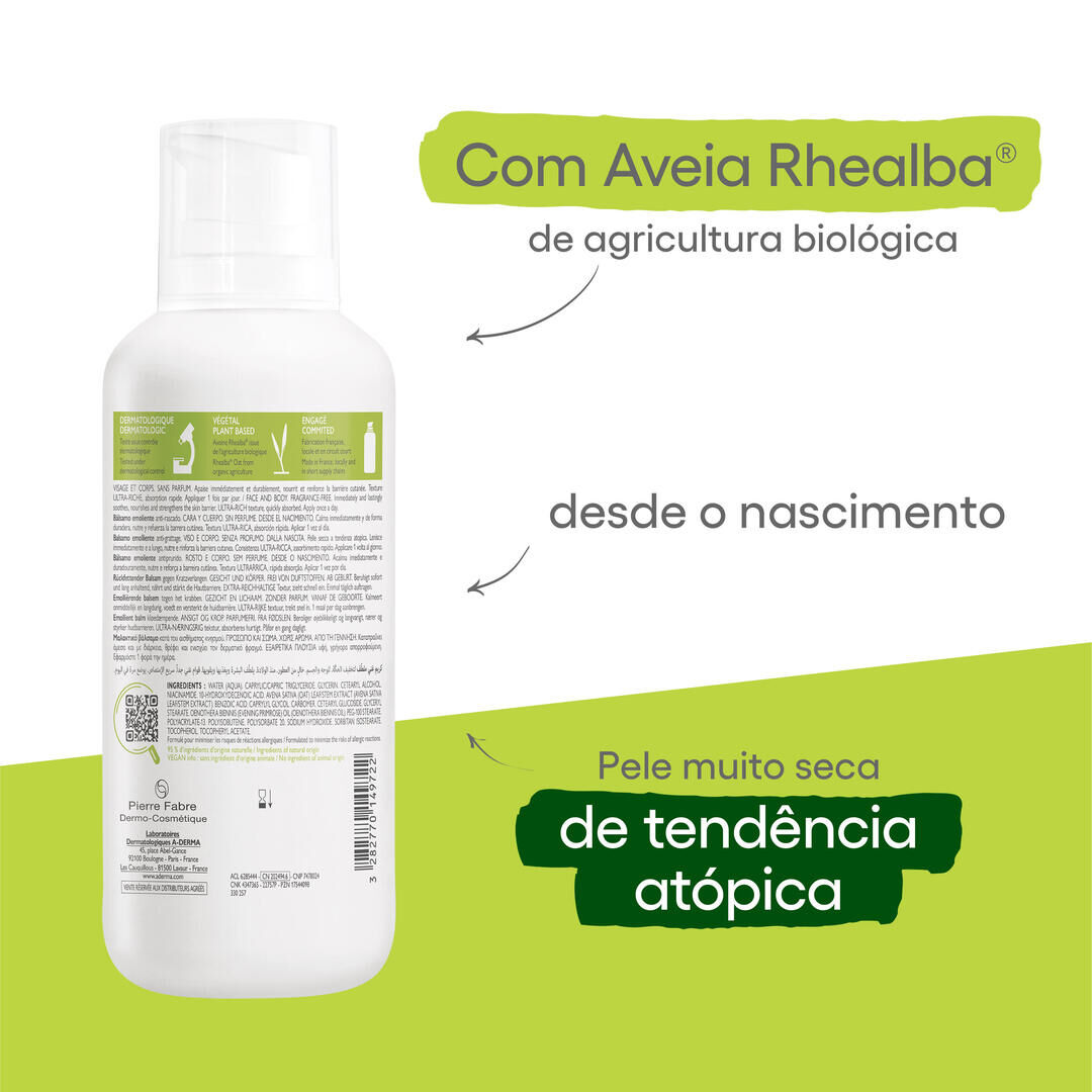 Exomega Control - B&aacute;lsamo Emoliente Antiprurido - A-DERMA -  - Imagem 9