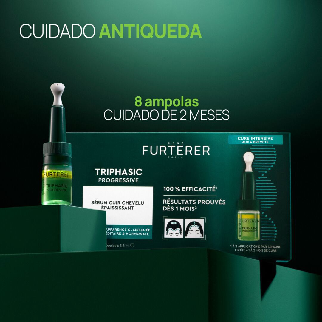 Triphasic Ampolas Queda Progressiva 8 doses - RENE FURTERER -  - Imagem 4