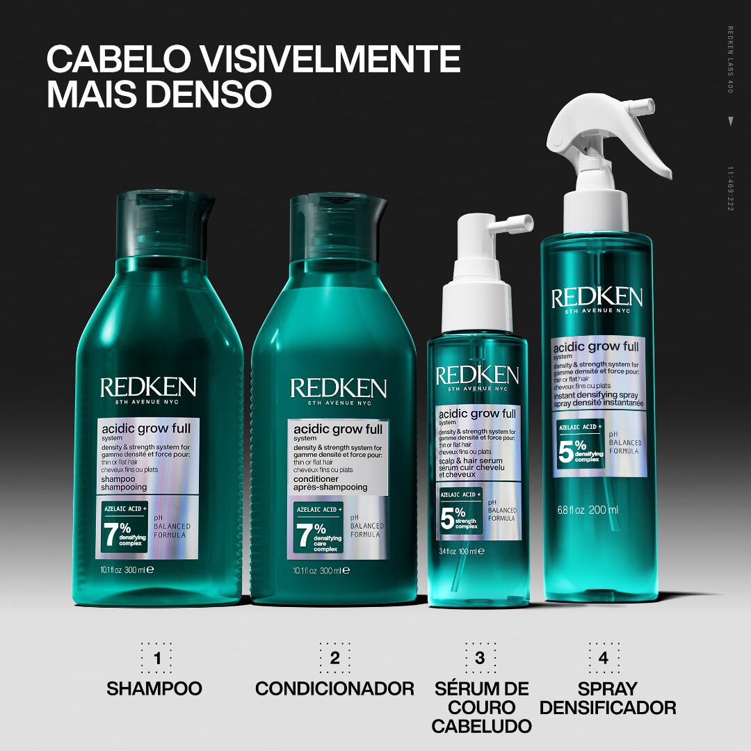 S&eacute;rum de Densidade - Redken - Acidic Grow Full System - Imagem 6