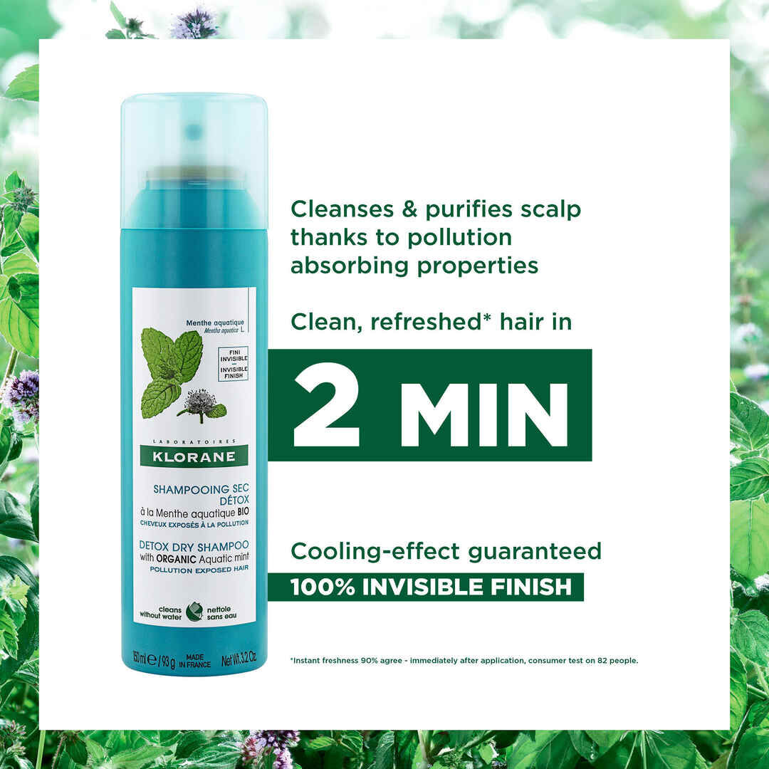 Champô Seco Detox Com Menta - KLORANE -  - Imagem 4