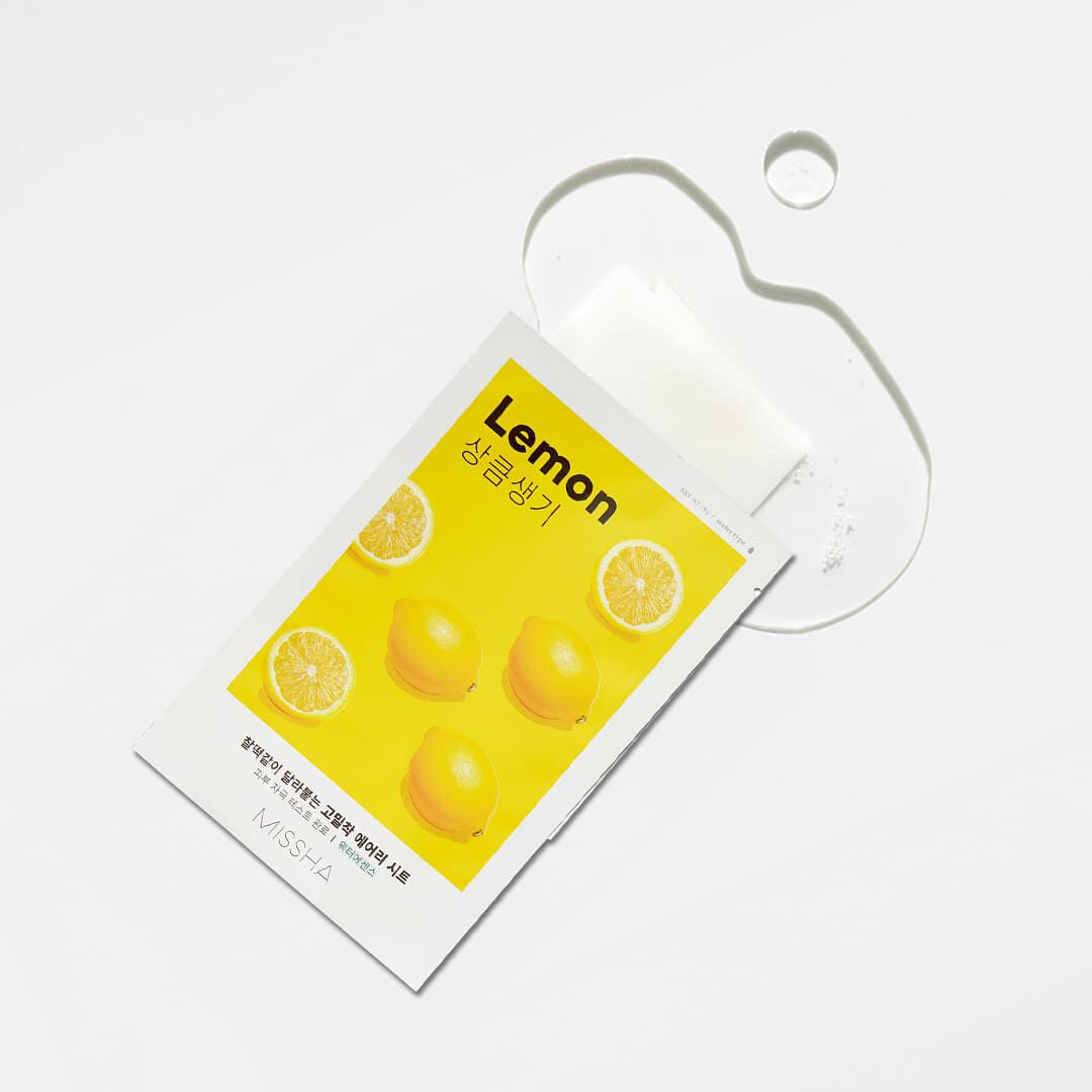 Máscara Airy Fit Sheet Mask - Lemon - Missha -  - Imagem 2