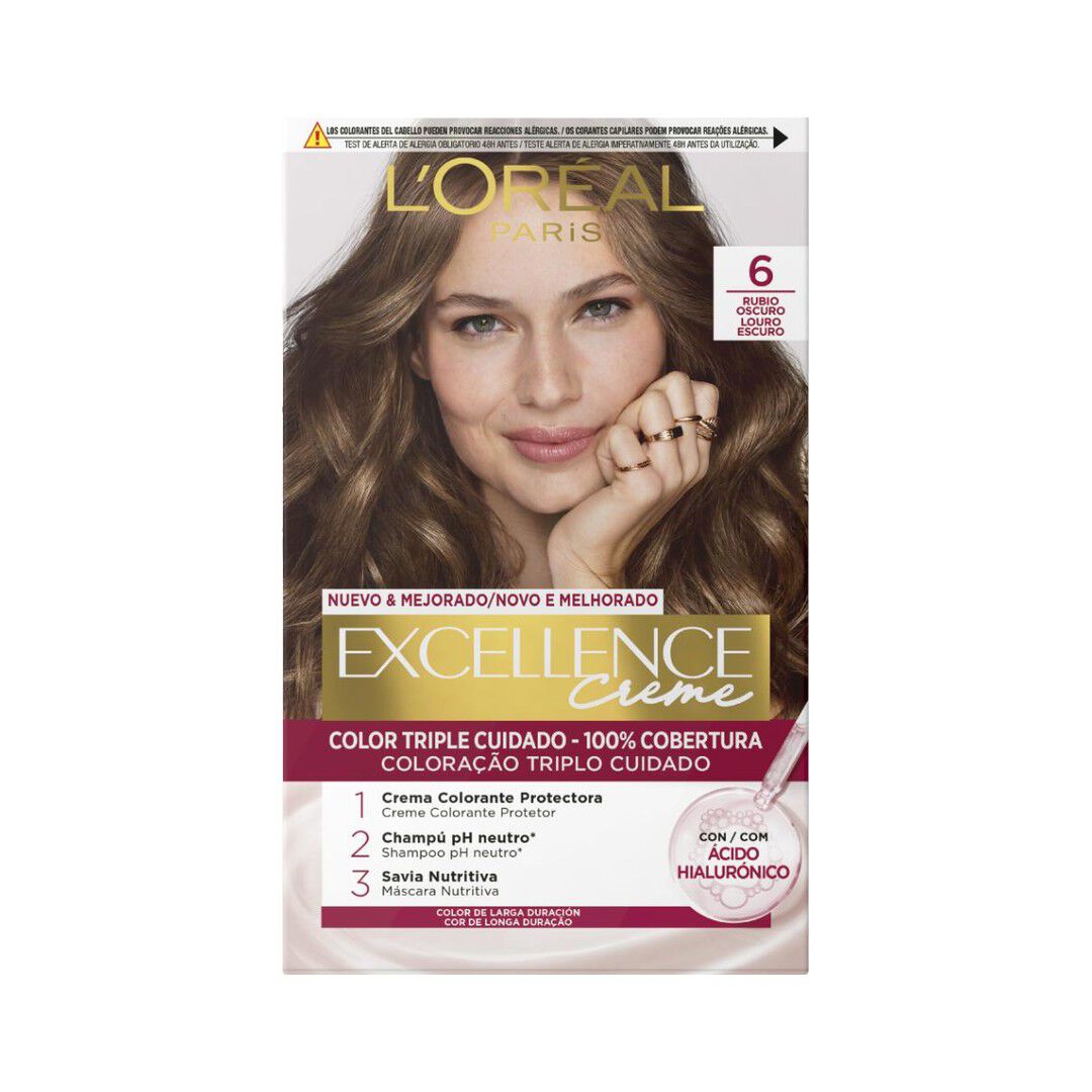 L'Or&eacute;al Excellence Creme - L'OR&Eacute;AL COLORA&Ccedil;&Atilde;O - LOREAL COLORA&Ccedil;&Atilde;O - Imagem 1