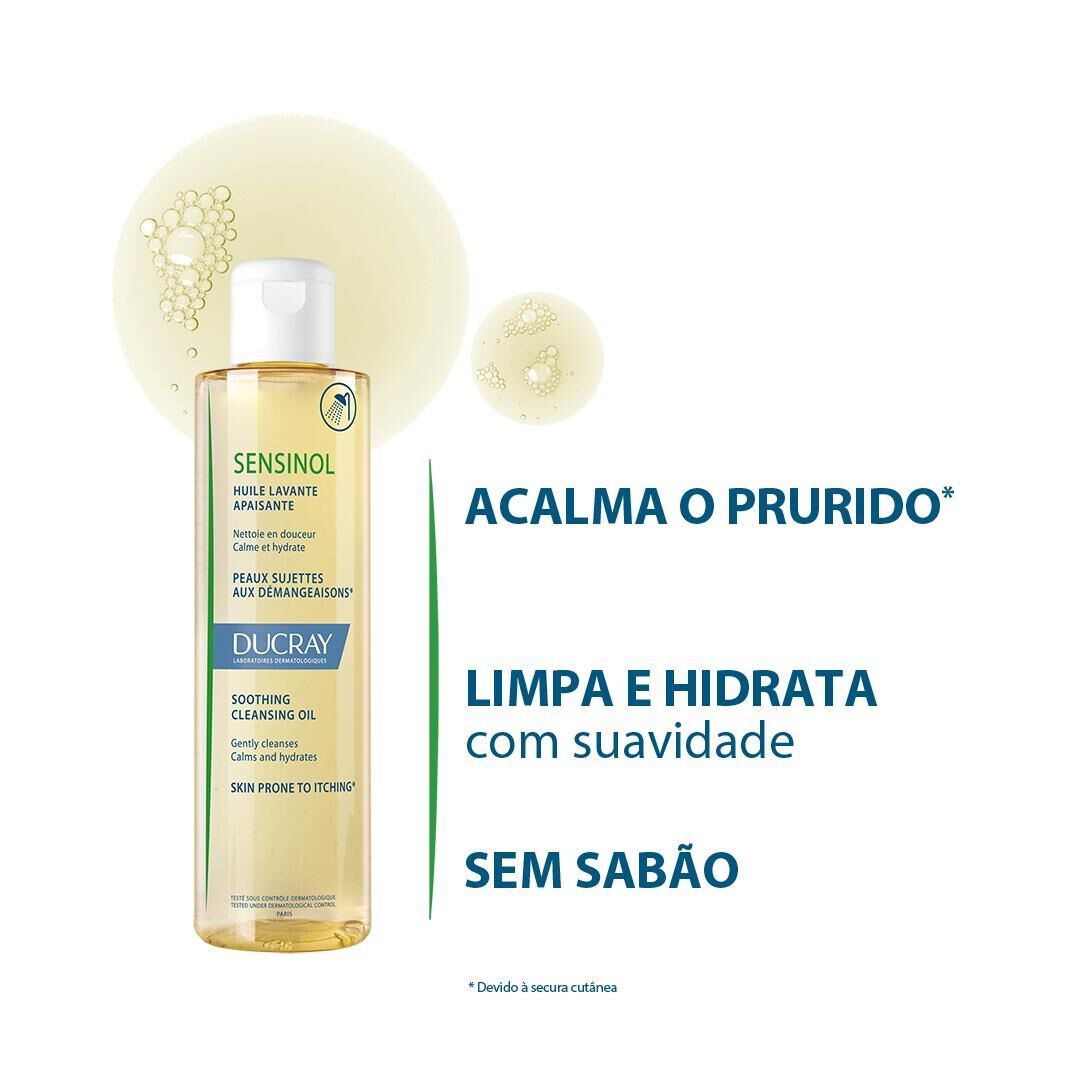 Ducray Sensinol &Oacute;leo Lavante Calmante 200ml - DUCRAY -  - Imagem 2