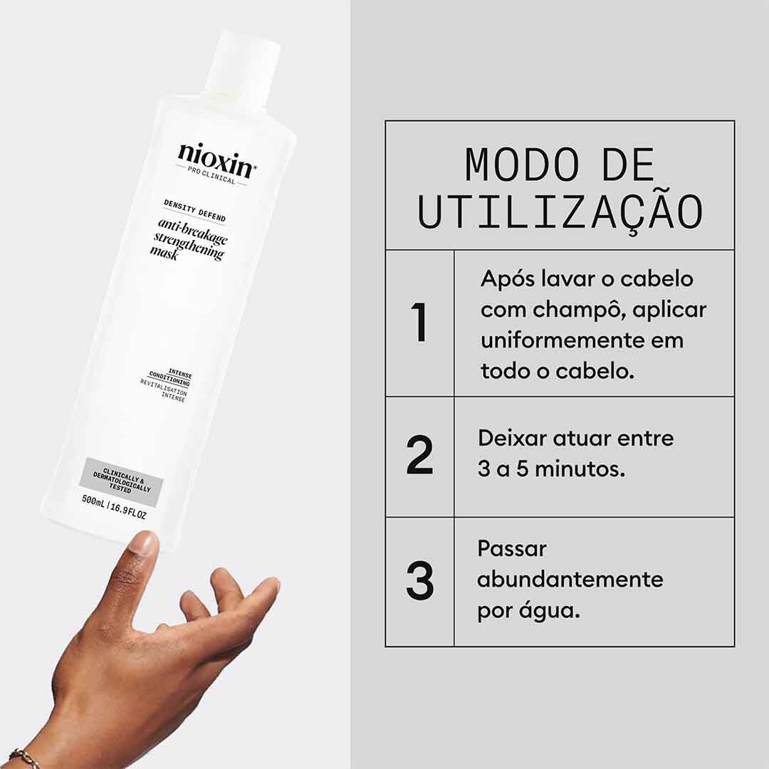 Density Defend - M&aacute;scara Anti-Quebra e Fortalecedora - Nioxin - Intensivos - Imagem 4