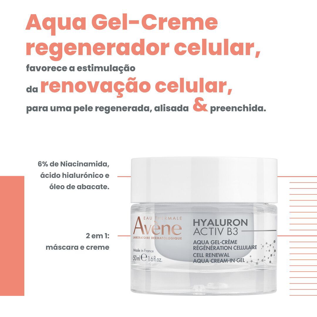 Hyaluron Activ B3 Aqua-Gel Creme Antienvelhecimento - AVENE -  - Imagem 2