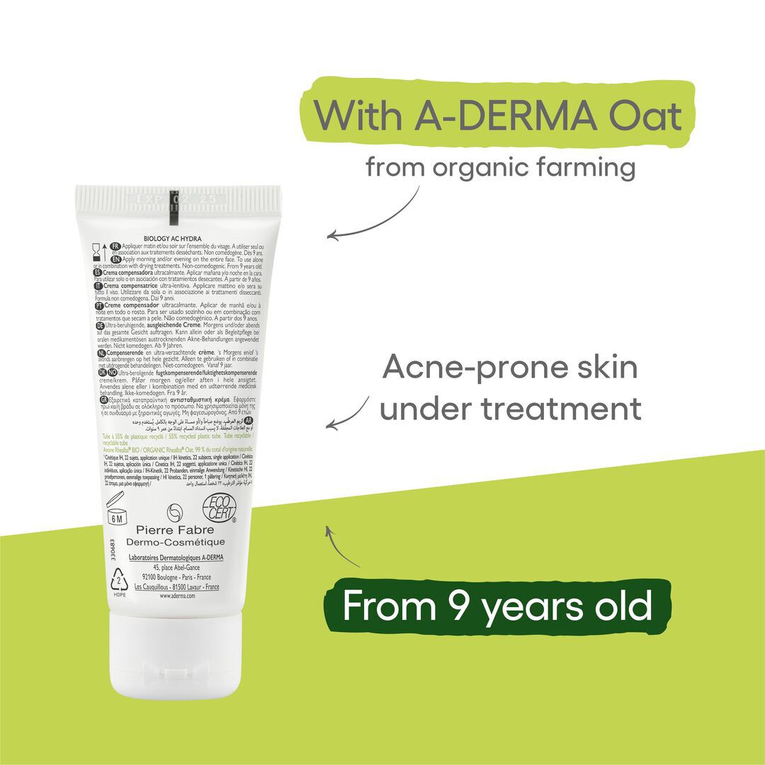 Biology AC Hydra Creme Compensor - A-DERMA -  - Imagem 7
