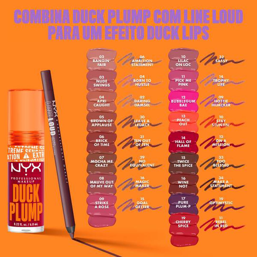 Duck Plump High Pigment Lip Gloss - NYX Professional Makeup -  - Imagem 6