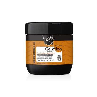 Gelatina Capilar - REAL NATURA - Pro Cachos definidos - Imagem