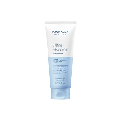 Super Aqua Ultra Hyalron Foaming Cleanser - Missha -  - Imagem