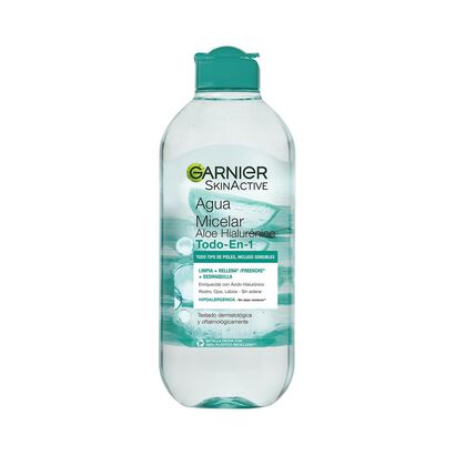 SkinActive Água Micelar Aloe Hialurónico Tudo em 1 - GARNIER -  - Imagem