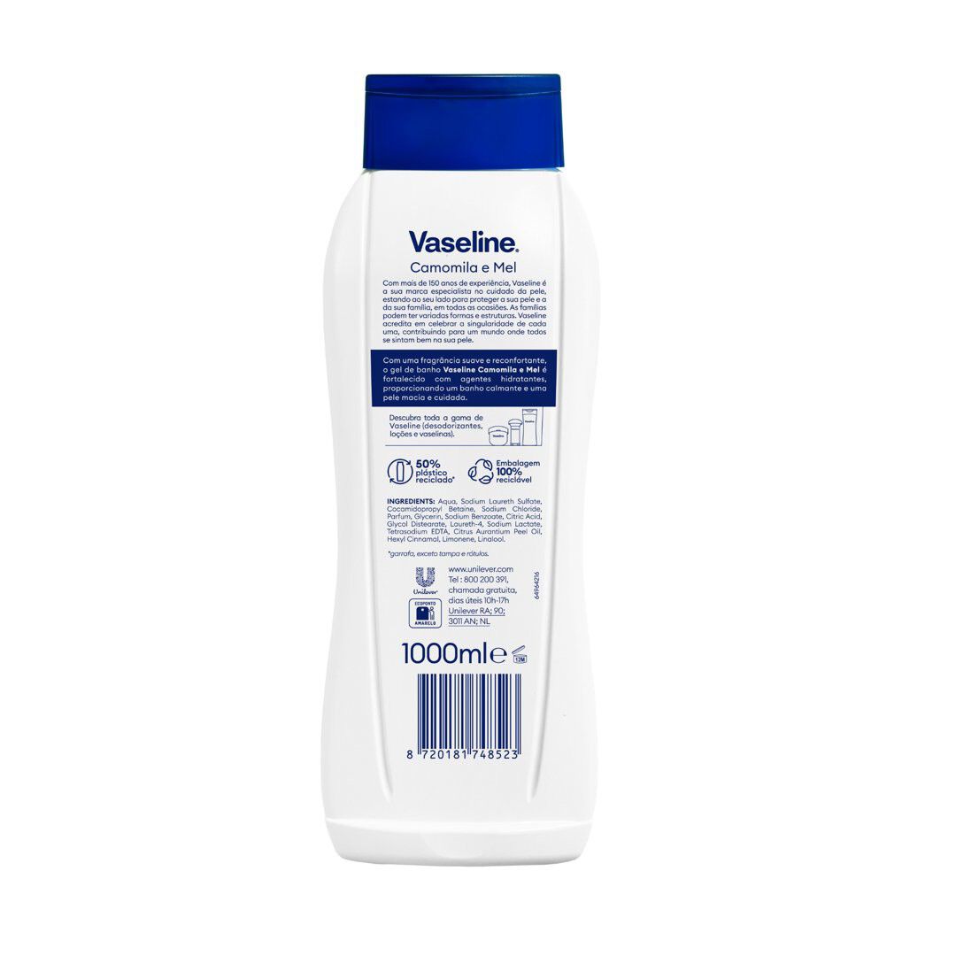 Gel de Banho Camomila e Mel - VASELINE -  - Imagem 2