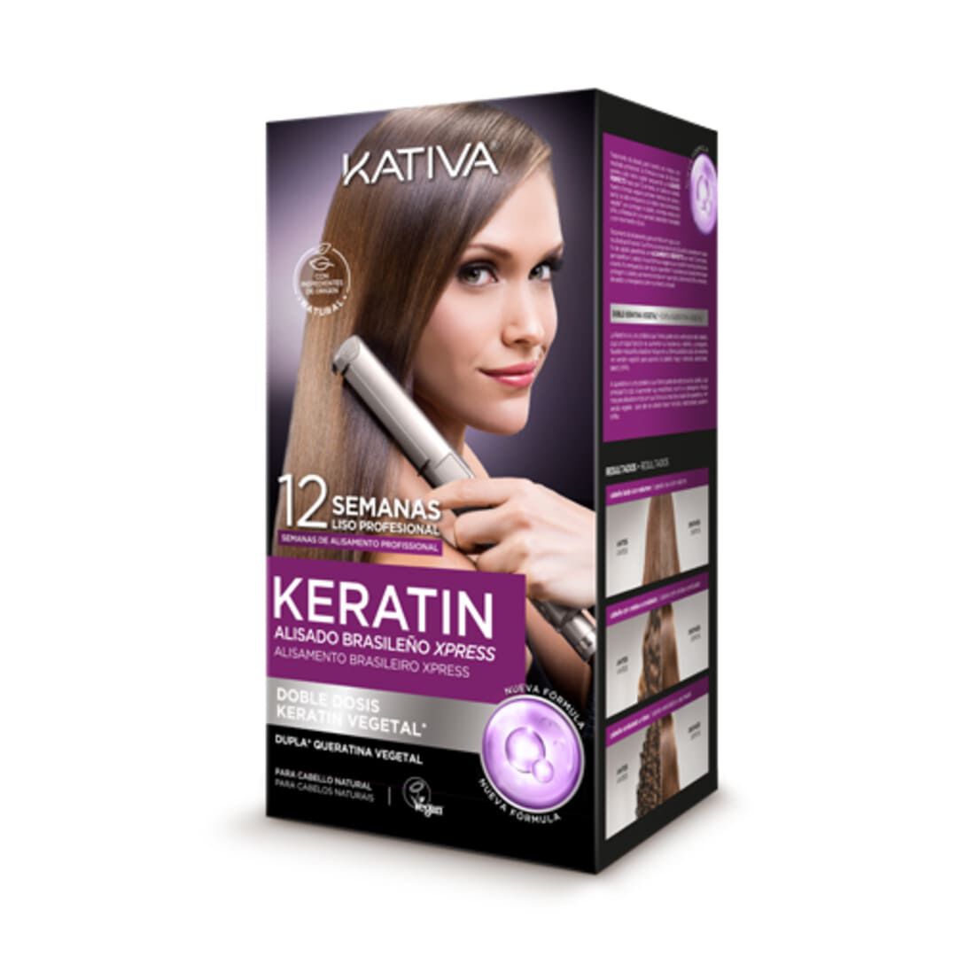 KIT Alisamento Brasileiro Keratina Express Vegan - Kativa -  - Imagem 2