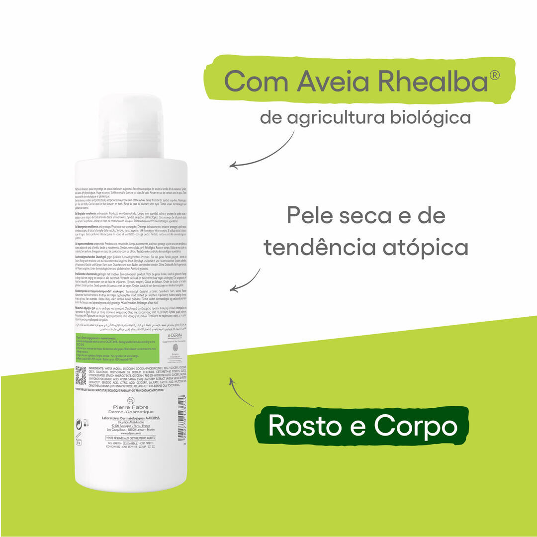 Exomega Control - Gel Espuma Emoliente - A-DERMA -  - Imagem 9