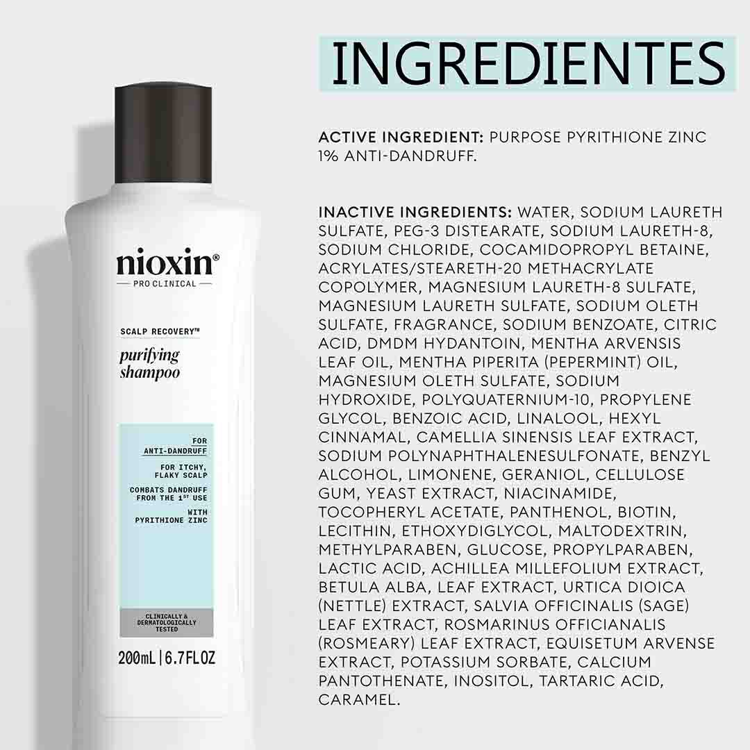 Champô Anti-Caspa - Nioxin - Scalp Recovery - Imagem 4