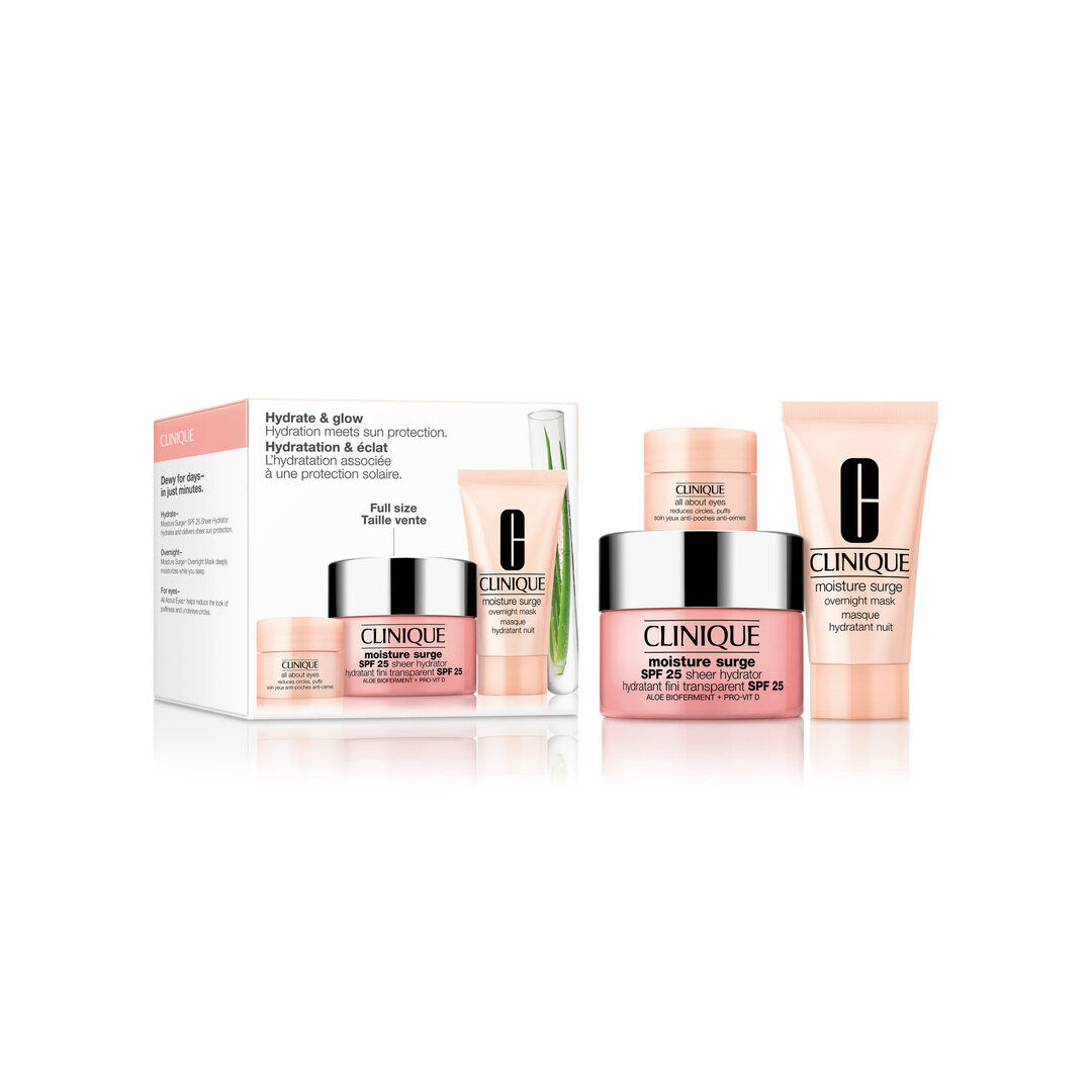 Set Hydration & Glow Hydration Meets Sun Protection - CLINIQUE - Moisture Surge - Imagem 1