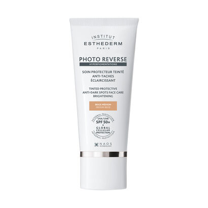 Creme Fotoprotetor de Rosto c/ Cor Reverse Tei - INSTITUT ESTHEDERM -  - Imagem