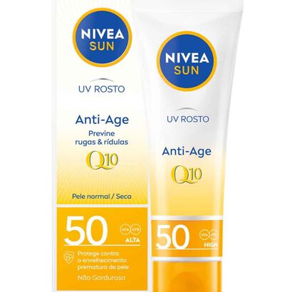 Nive Sun - Creme UV Rosto Anti-age & Anti-Pigments FP50 - NIVEA -  - Imagem