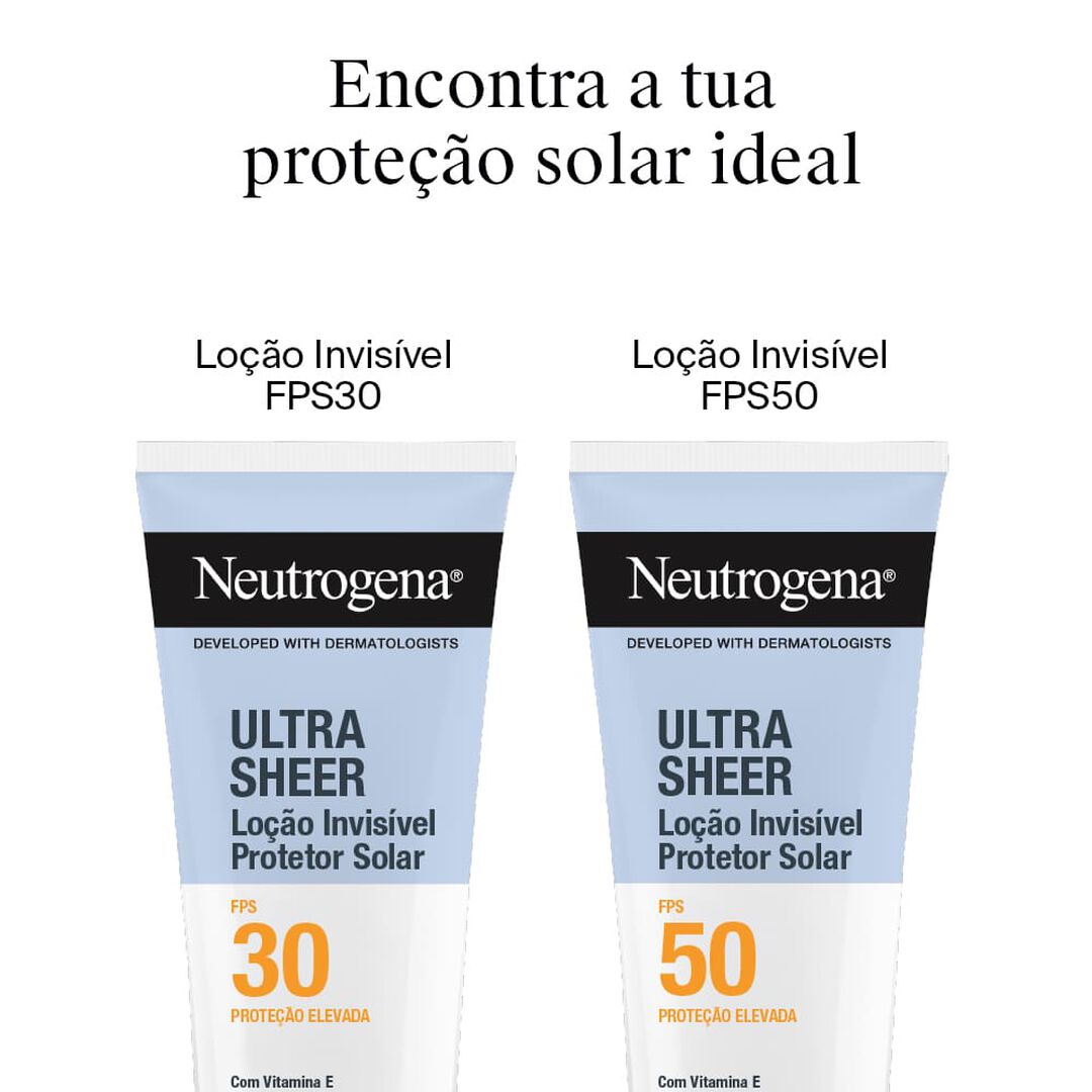 Ultra Sheer Lo&ccedil;&atilde;o Invis&iacute;vel Hidratante SPF50 - NEUTROGENA -  - Imagem 2