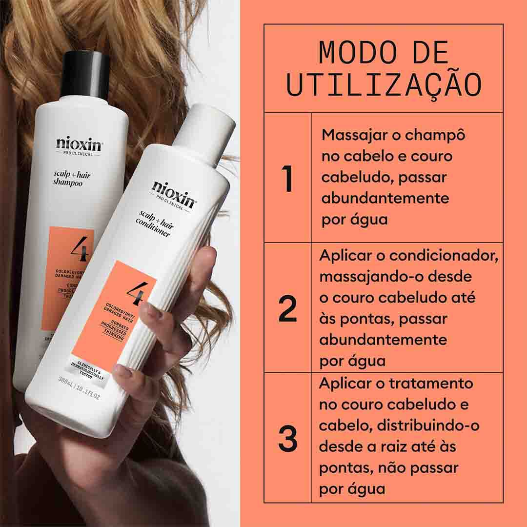 Kit Tratamento Cabelos Pintados - Nioxin - Sistema 4 - Imagem 3