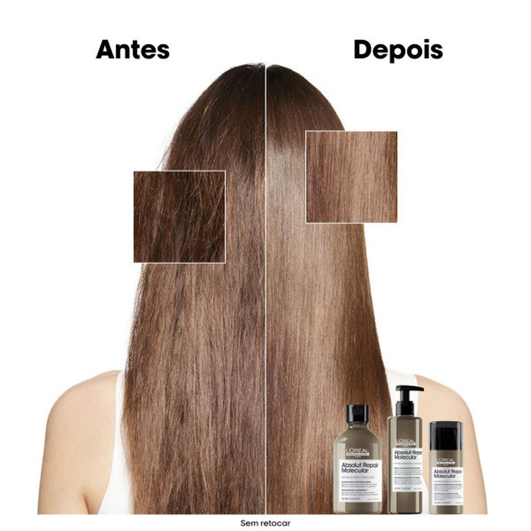 Recarga de Shampoo Absolut Repair Molecular - L'OR&Eacute;AL PROFESSIONNEL - SERIE EXPERT - Imagem 11