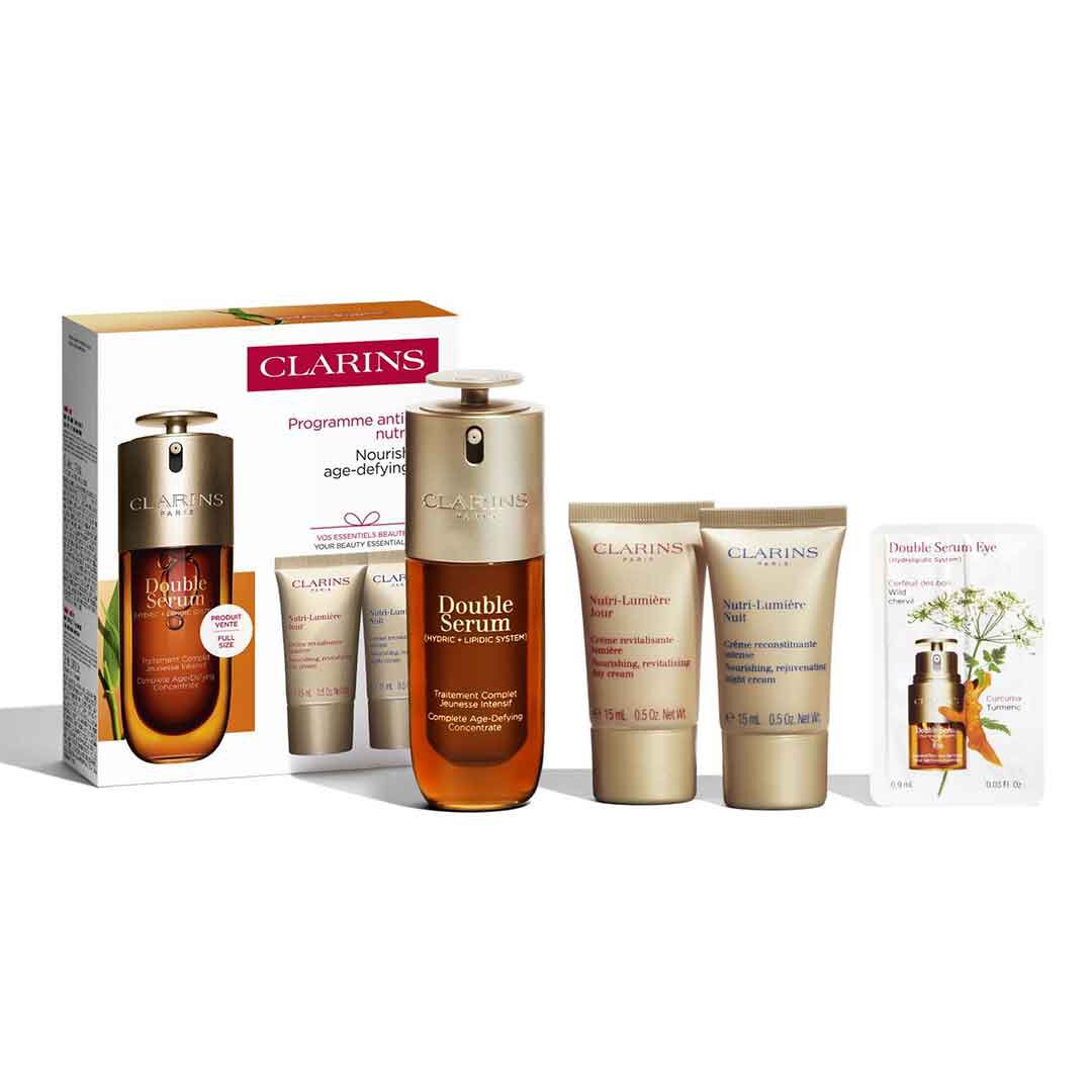 DOUBLE SERUM - Nutri Lumi&egrave;re - CLARINS - EDI&Ccedil;&Otilde;ES LIMITADAS - Imagem 1