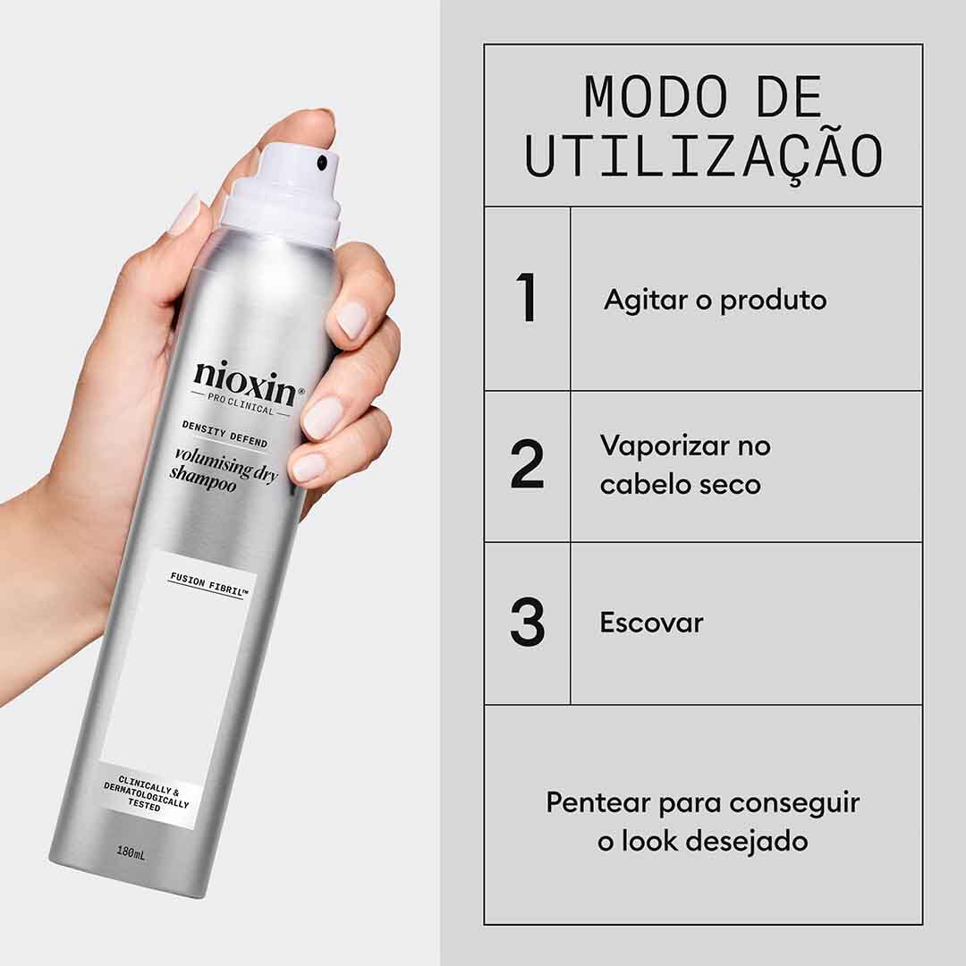 Champ&ocirc; Seco de Volume para cabelo fino - Nioxin - Styling - Imagem 2