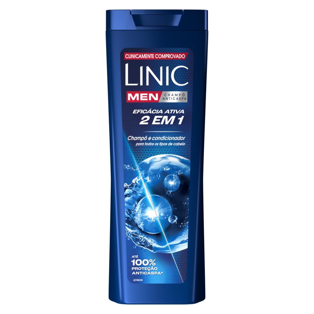 Shampoo 2 em 1 Efic&aacute;cia Ativa - LINIC -  - Imagem 1