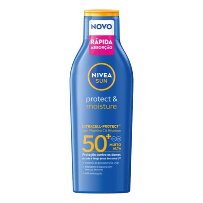Nive Sun - Lo&ccedil;&atilde;o Protect & Moisture FP50+ - NIVEA -  - Imagem