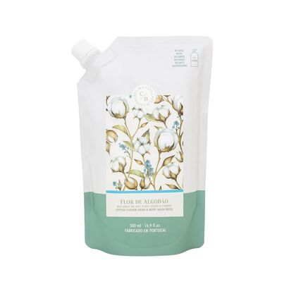 Hand&Body Wash Refill Pouch - Castelbel - FLOR DE ALGODÃO - Imagem