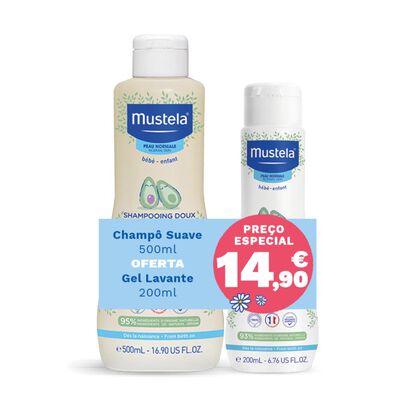 Champô Suave (Oferta  Gel Lavante) - MUSTELA -  - Imagem